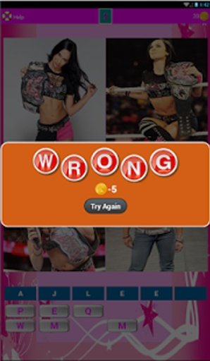 Wrestling Diva Guess Game截图6