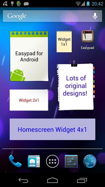 Easypad (widget notepad)截图4