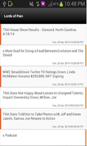 WWE NEWS截图1