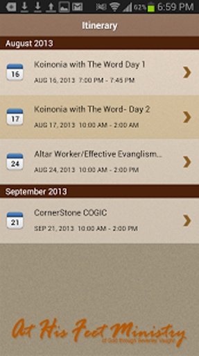 At His Feet Ministry截图7