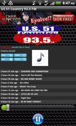 US 51 Country 93.5 FM截图2