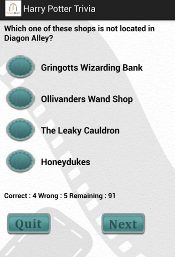 Trivia Mall - Harry Potter截图4