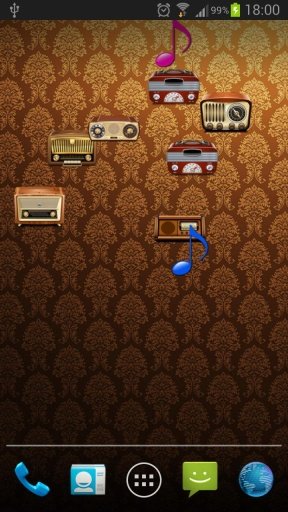 Antique Radios Live Wallpaper截图1