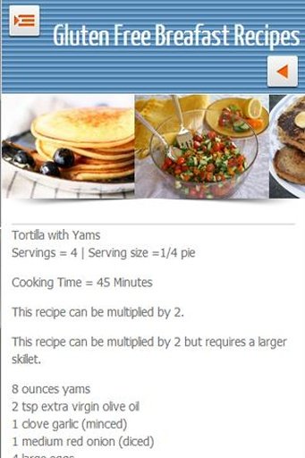 Gluten Free Breakfast Recipes截图2