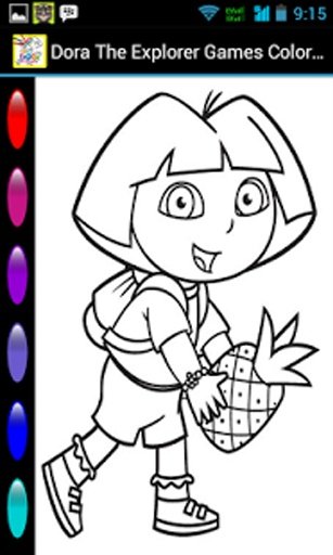 Dora The Explorer Games Coloring截图1