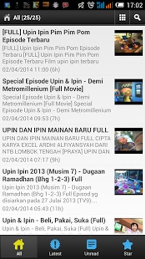 Video Upin Ipin Terbaru截图1