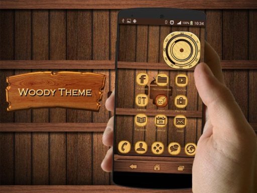 WoodyHD Next Launcher 3D Theme截图4