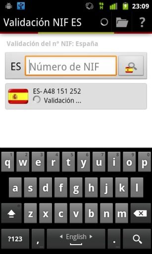 Validaci&oacute;n NIF ES截图1