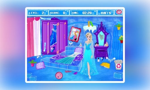 Elsa Frozen Party Cleanup截图3