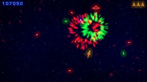 Neon Blast - Asteroid Shooter截图4