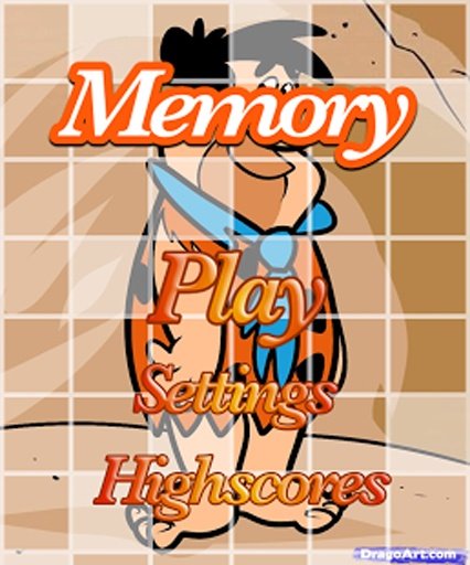 Fred Flintstone Memory Game截图2