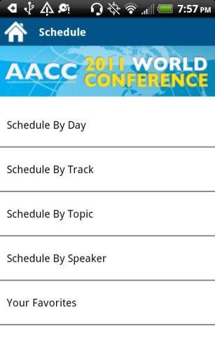 AACC 2011 World Conference截图1