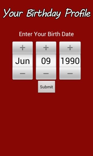 Your Birthday Profile截图1