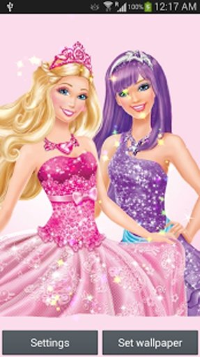 Barbie Princess Live Wallpaper截图7