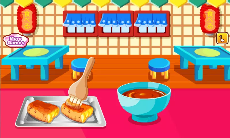 Salmon Teriyaki Cooking Games截图4