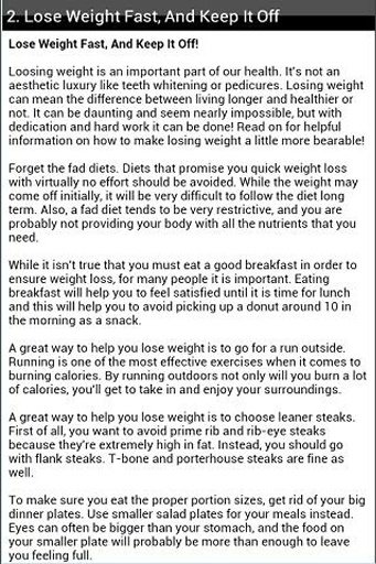 Diets That Work Fast截图4