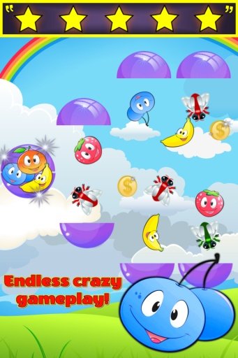 Fruit Catch - Rainbow Fun Game截图4