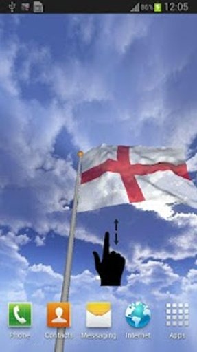 360° England Flag Live Wall截图3