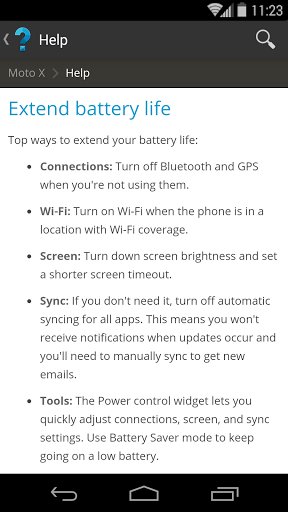 Motorola Help截图9