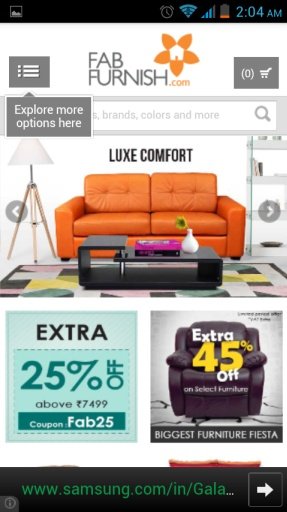 FabFurnish App截图1