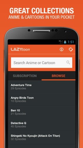 LAZYtoon -free anime &amp; cartoon截图8