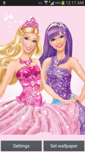 Barbie Princess Live Wallpaper截图1