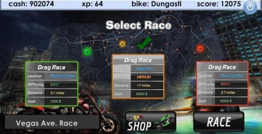 3D Bike Drag Racing截图5