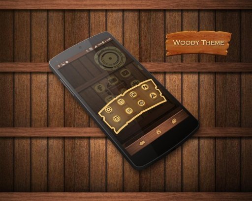 WoodyHD Next Launcher 3D Theme截图1