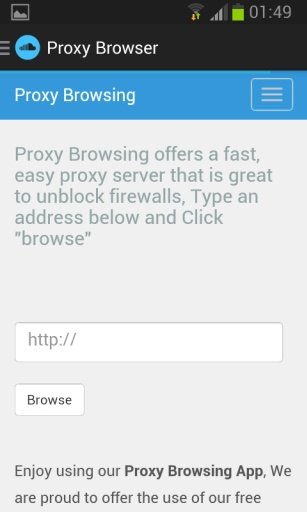 Proxy Browsing截图1