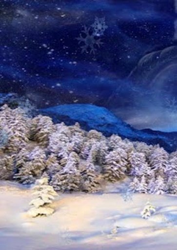 3D winter live wallpaper!截图1