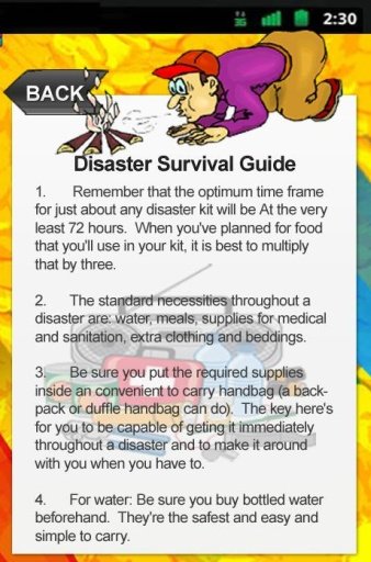 Disaster Survival Guide App截图3