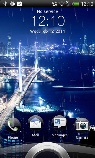 Rain In Hong Kong Live Wallpaper截图4