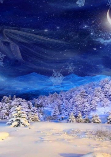 3D winter live wallpaper!截图3