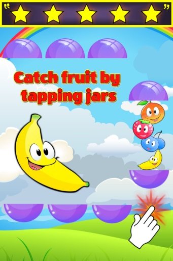 Fruit Catch - Rainbow Fun Game截图5