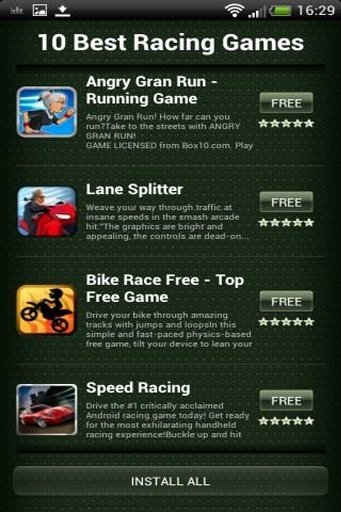 Top 10 Racing Games截图1