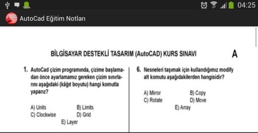 AutoCad Eğitim Notları截图2