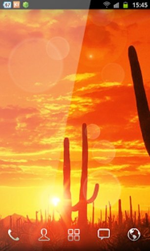 Galaxy Gold Sunset Wallpaper截图3