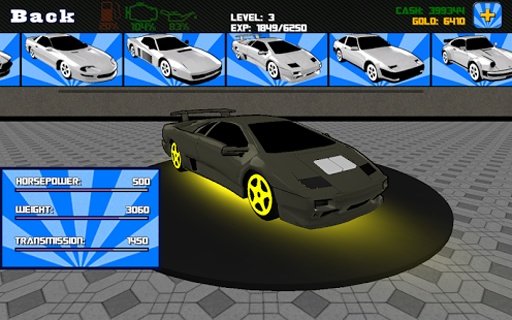 Nitrous Night Drag Race Online截图1