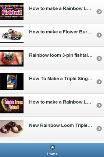 Making Fishtail Rainbow Bracelets Videos截图5