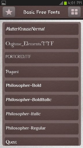 Basic Free Fonts for Galaxy截图1