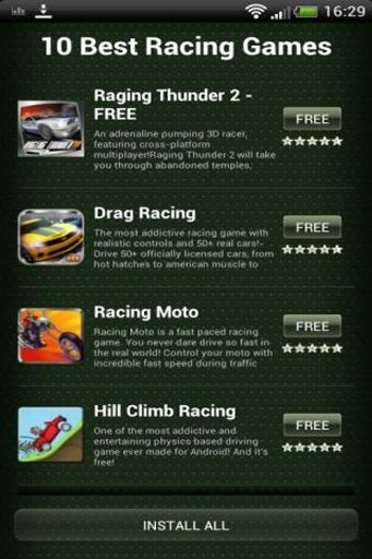 Top 10 Racing Games截图2