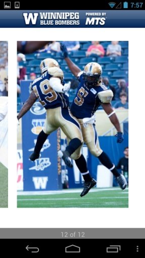 Official Wpg Blue Bomber App截图9