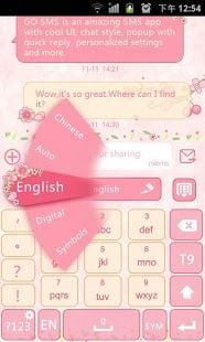 Lovepetal GO Keyboard Theme截图11