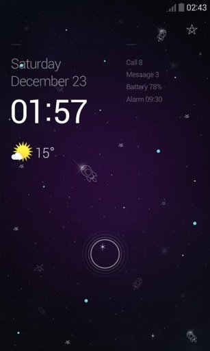 SilentNight Dodol Locker Theme截图3