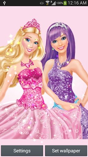 Barbie Princess Live Wallpaper截图2