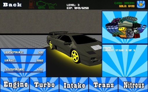 Nitrous Night Drag Race Online截图5