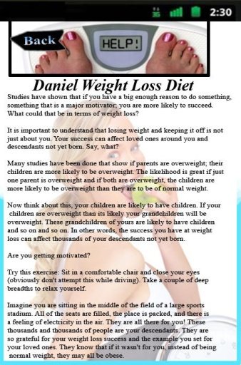 Daniel Weight Loss Diet截图2