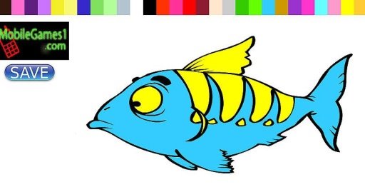 Big Fish Coloring Game截图6