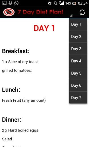 1 Week Diet截图3