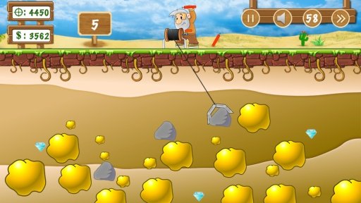 Gold Miner Classic HD截图6